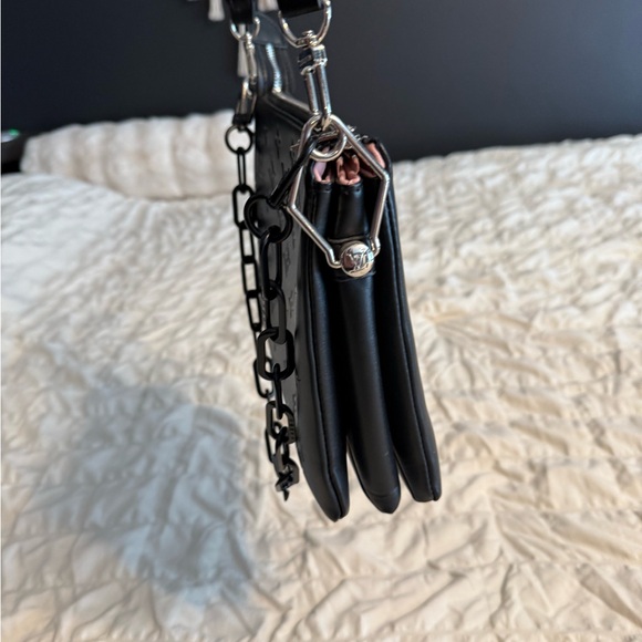 Black Monogram Crossbody Bag - Picture 4 of 4